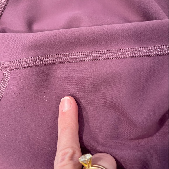 Lululemon Wunder Train High-Rise Tight 25” Plum Pink Purple size 12 - Picture 15 of 16